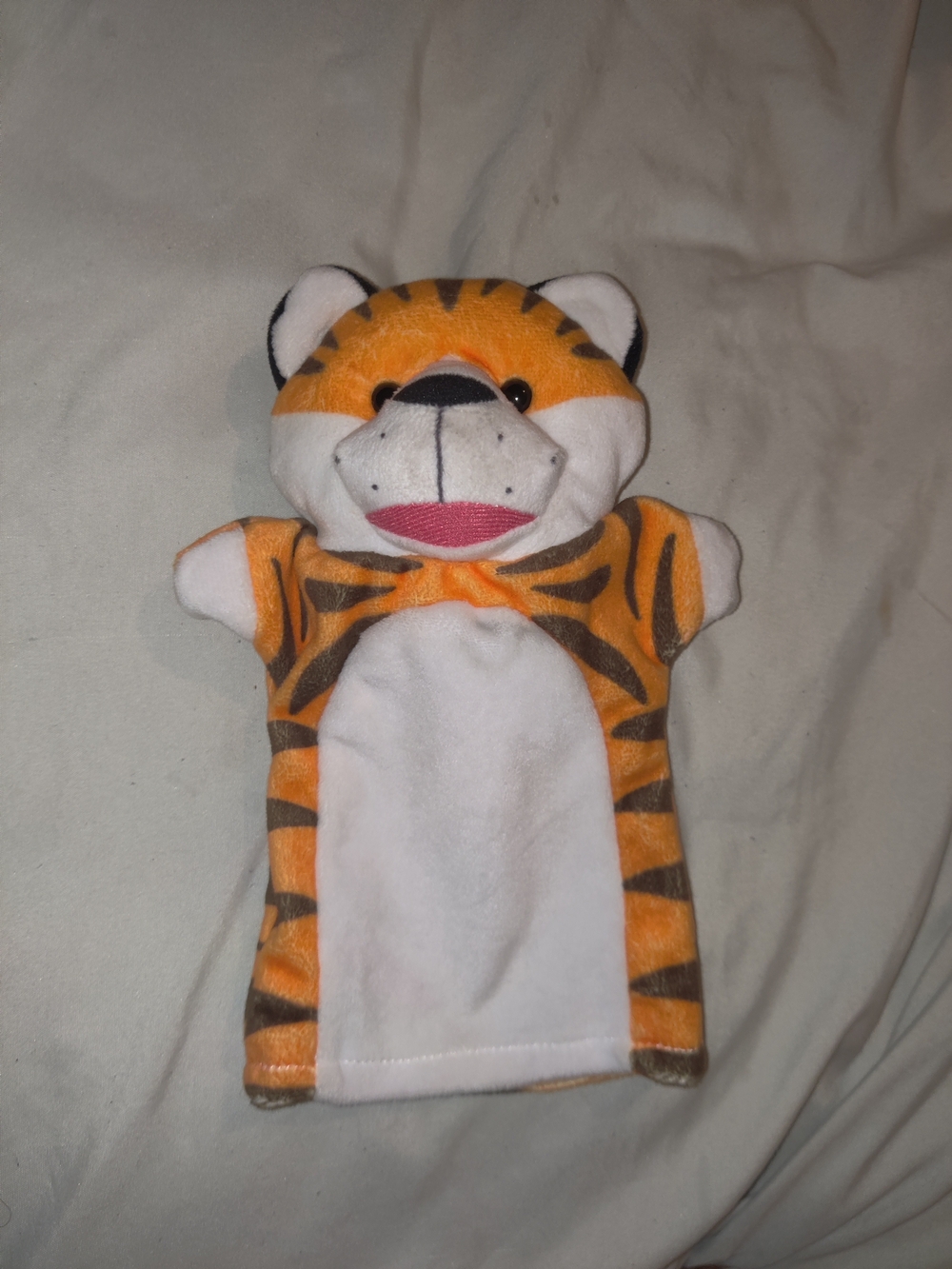 Melissa & Doug Hand Puppet Tiger 10” Plush
